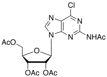 2-Acetamido-6-chloro-9-(2’,3’,5’-tri-O-acetyl-β-D-ribofuranosyl)purine