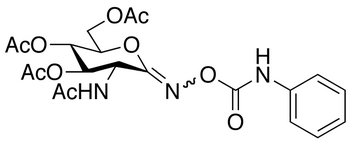 O-(2-Acetamido-3,4,6-tri-O-acetyl-D-glucopyranosylidene)amino N-phenyl Carbamate (E/Z Mixture)