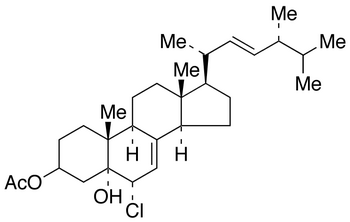3β-Acetoxy-6α-chloroergosta-7,22-dien-5α-ol