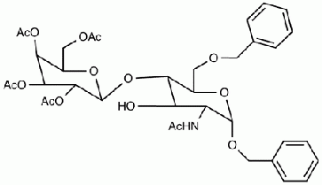 1-Benzyl 2-Acetamido-6-O-benzyl-4-(2,3,4,6-tetra-O-acetyl-β-D-galactopyranosyl)-2-deoxy-α-D-glucopyranoside