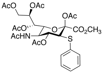 5-(Acetylamino)-5-deoxy-3-S-phenyl-3-thio-D-erythro-α-L-gluco-2-nonulopyranosonic Acid Methyl Ester 2,4,7,8,9-Pentaacetate