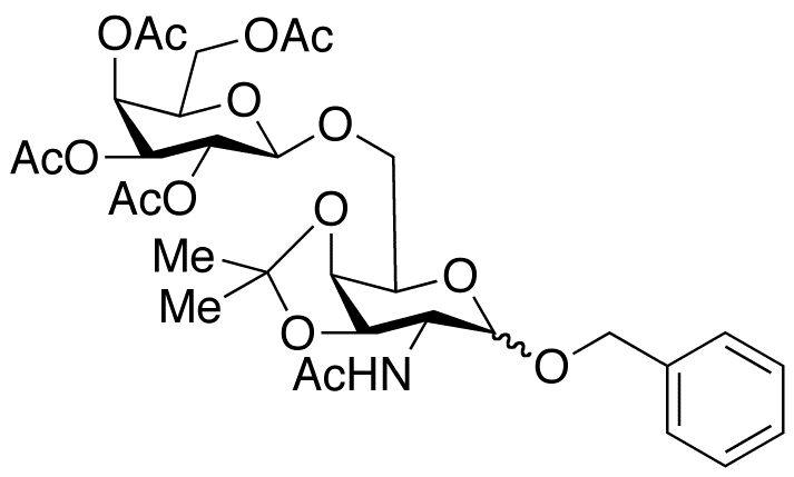 2-(Acetylamino)-2-deoxy-3,4-O-isopropylidene-6-O-(2,3,4,6-tetra-O-acetyl-β-D-galactopyranosyl)-D-galactopyranoside Benzyl Ether