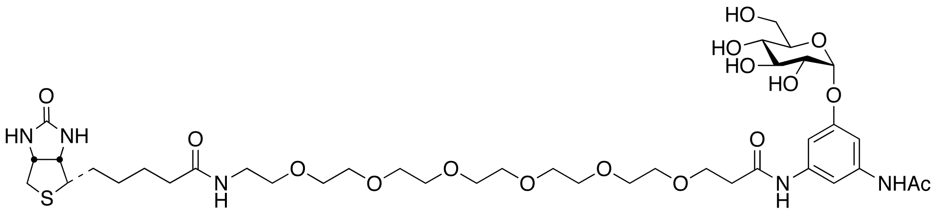 N-Acetyl-N-21-(biotinylamino)-4,7,10,13,16,19-hexaoxaheneicosanoyl-3,5-diaminophenol-α-glucoside