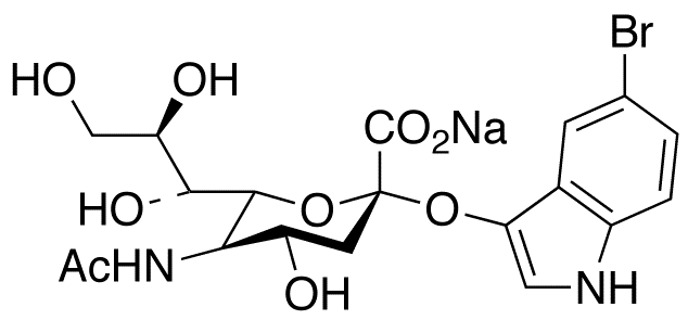 N-Acetyl-2-O-(5-bromo-1H-indol-3-yl)-α-neuraminic Acid Sodium Salt