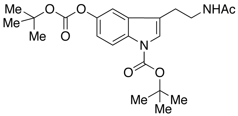 N-Acetyl-N,O-bis(tert-butoxycarbonyl) Serotonin