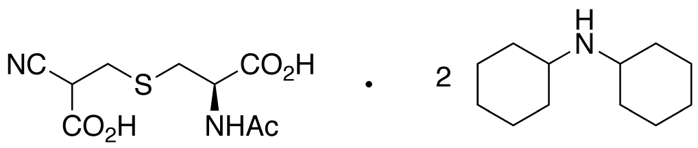 N-Acetyl-S-(2-cyanocarboxyethyl)-L-cysteine Bis(dicyclohexylamine) Salt
