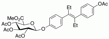 Acetyldiethylstilbestrol 2,3,4-Tri-O-acetyl-β-D-glucuronide Methyl Ester