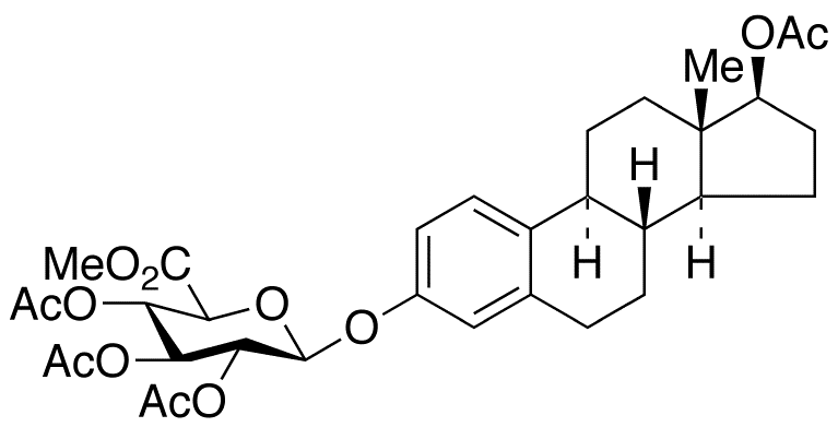 17β-Acetyl-estradiol 3-(Tri-O-acetyl-β-D-glucuronic Acid Methyl Ester)