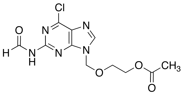 Acetyl 2-[(2-Formamide-1,6-dihydro-6-chloro-9H-purin-9yl)methoxy]ethyl Ester
