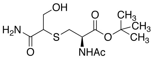 N-Acetyl-S-[2-amino-1-(hydroxymethyl)-2-oxoethyl]-L-cysteine-1,1-dimethylethyl Ester