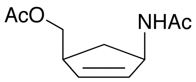 (1R,4S)-rel-N-[4-[(Acetyloxy)methyl]-2-cyclopenten-1-yl]acetamide