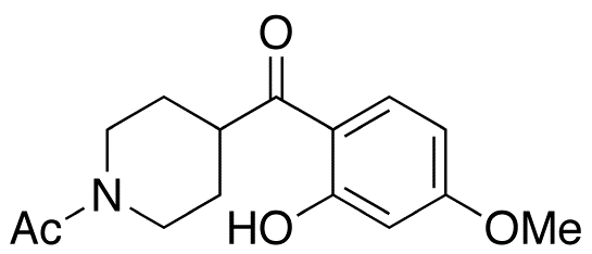 4-(N-Acetyl)piperidinyl 2-(5-Methoxy)phenol Ketone