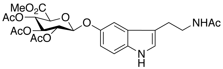 N-Acetyl Serotonin Tri-O-acetyl-β-D-glucuronide Methyl Ester