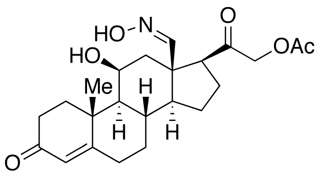 Aldosterone 18-Oxime 21-Acetate