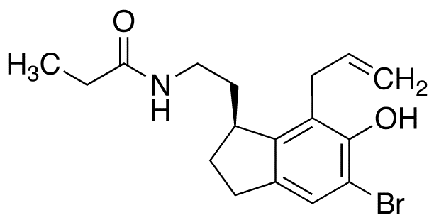(S)-N-[2-[7-Allyl-5-bromo-2,3-dihydro-6-hydroxy-1H-inden-1-yl]ethyl]propanamide