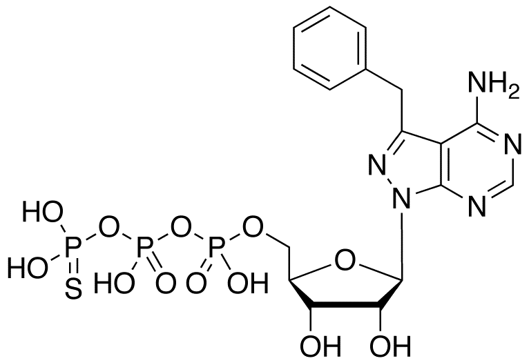 4-Amino-3-benzyl-1H-pyrazolo[3,4-d]pyrimidine 1-β-D-Ribofuranosyl 5’-(3-Thio- triphosphate)