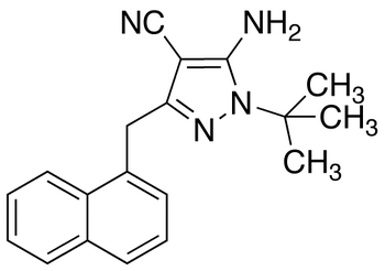 5-Amino-1-tert-butyl-3-(1’-naphthylmethyl)-4-cyanopyrazole
