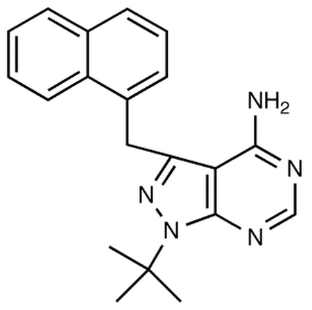 4-Amino-1-tert-butyl-3-(1’-naphthylmethyl)pyrazolo[3,4-d]pyrimidine