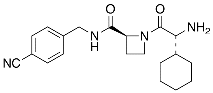 1-((2R)-2-Amino-2-cyclohexylacetyl)-N-(4’-cyanobenzyl)-2-L-azetidinecarboxamide
