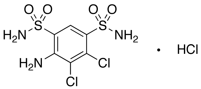 4-Amino-5,6-dichloro-1,3-benzenedisulfonamide HCl