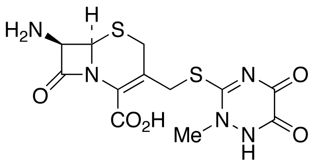 7-Amino-3-[[(2,5-dihydro-6-hydroxy-2-methyl-5-oxo-1,2,4-triazin-3-yl)thio]methyl]cephalosporanic acid