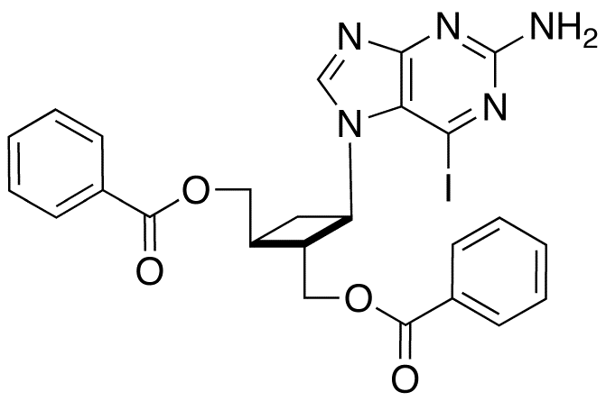 [(1S)-(1α,2β,3β)]-3-(2-Amino-6-iodo-7H-purin-7-yl)-1,2-cyclobutanedimethanol Dibenzoate Ester;