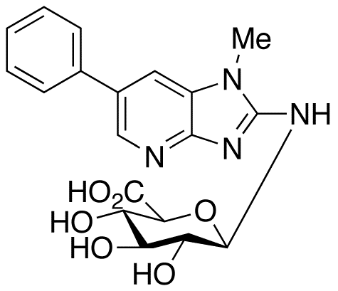 2-Amino-1-methyl-6-phenylimidazo[4,5-β]pyridine N-β-D-Glucuronide