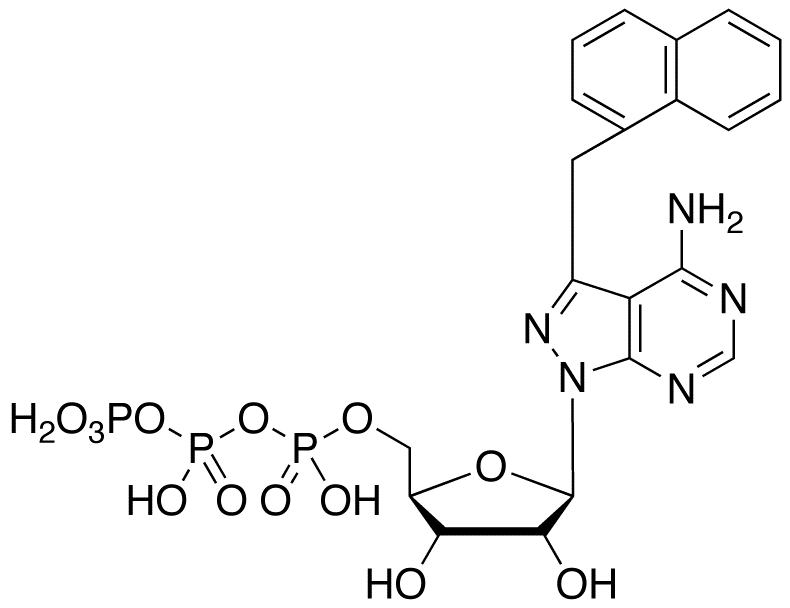 4-Amino-3-(1-naphthylmethyl)-1H-pyrazolo[3,4-d]pyrimidine-1-(β-D-ribofuranosyl-5’-triphosphate)