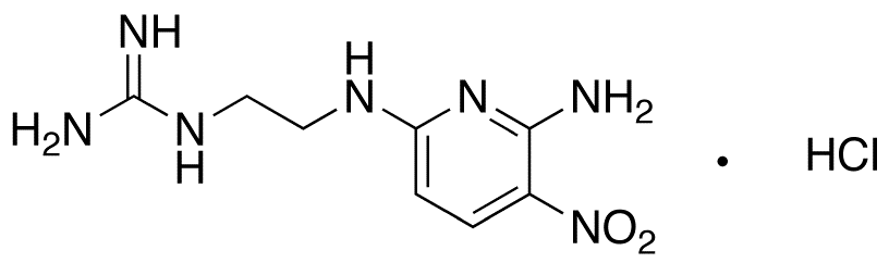 N-[2-[(6-Amino-5-nitro-2-pyridinyl)amino]ethyl]guanidine HCl