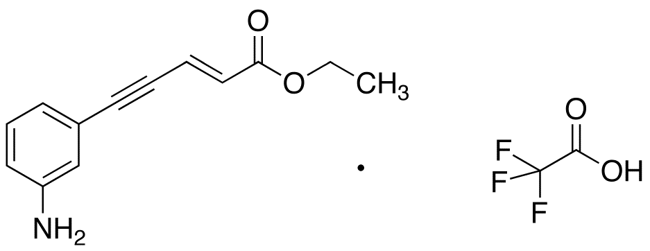(E)-5-(3-Aminophenyl)-2-penten-4-ynoic Acid Ethyl Ester Trifluoroacetic Acid