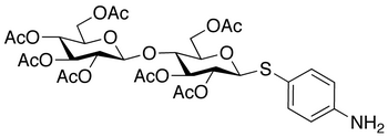 4-Aminophenyl 2,3,6-Tri-O-acetyl-4-O-(2,3,4,6-tetra-O-acetyl-β-D-glucopyranosyl)-β-D-glucopyranoside