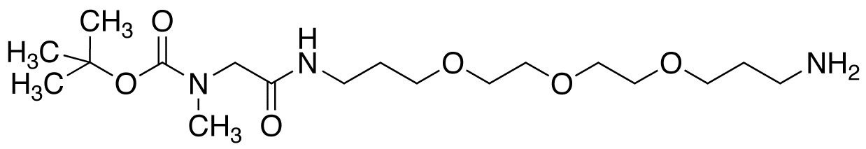 N’-(13-Amino-4,7,10-trioxatridecanyl)-N-methyl-N-tert-butoxycarbonylglycinamide
