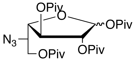 5-Azido-5-deoxy-1,2,3,6-tetra-O-pivaloyl-α,β-galactofuranoside