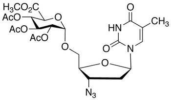 3’-Azido-3’-deoxythymidine 2,3,4-Tri-O-acetyl-α-D-glucuronide, Methyl Ester
