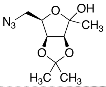 6-Azido-1,6-dideoxy-3,4-O-isopropylidene-D-lyxo-2-hexulofuranose