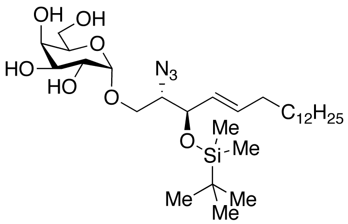 (2S,3R,4E)-2-Azido-tert-butyldimethylsilyl-3-hydroxy-4-octadecenyl α-D-Galactopyranoside