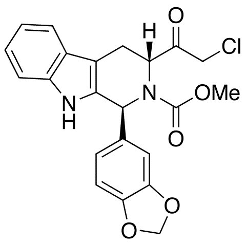 (1S,3R)-1-Benzo[1,3]dioxol-5-yl-2-(2-chloro-acetyl)-2,3,4,9-tetrahydro-1H-β-carboline-3-carboxylic Acid Methyl Ester