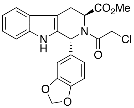 (1R,3S)-1-(1,3-Benzodioxol-5-yl)-2-(2-chloroacetyl)-2,3,4,9-tetrahydro-1H-pyrido[3,4-β]indole-3-carboxylic Acid Methyl Ester 
