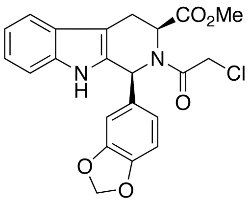 (1S,3S)-1-(1,3-Benzodioxol-5-yl)-2-(2-chloroacetyl)-2,3,4,9-tetrahydro-1H-pyrido[3,4-β]indole-3-carboxylic Acid Methyl Ester 