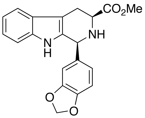 (1S,3S)-1-(1,3-Benzodioxol-5-yl)-2,3,4,9-tetrahydro-1H-pyrido[3,4-β]indole-3-carboxylic Acid Methyl Ester