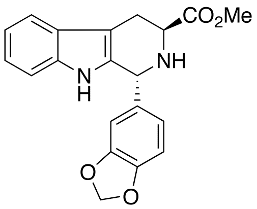 (1R,3S)-1-(1,3-Benzodioxol-5-yl)-2,3,4,9-tetrahydro-1H-pyrido[3,4-β]indole-3-carboxylic Acid Methyl Ester