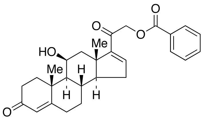 (11β)-21-omega-Benzoyl-16,17-dihydro-17-deoxy Cortisol