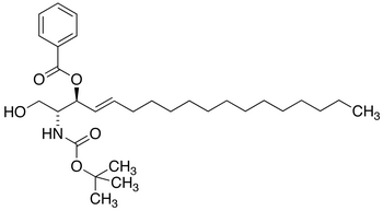 (2S,3R,4E)-3-Benzoyl-2-tert-butyloxycarbonylamino-4-octadecen-1,3-diol