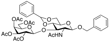 Benzyl 2-Acetamido-4,6-O-benzylidene-3-O-(2,3,4,6-tetra-O-acetyl-β-D-galactopyranosyl-2-deoxy-α-D-glucopyranoside
