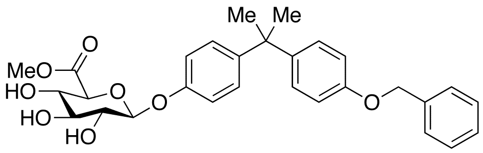 4’-O-Benzyl Bisphenol A β-D-Glucuronic Acid Methyl Ester