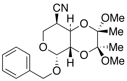 Benzyl 4-Cyano-4-deoxy-2,3-O-[(1S,2S)-1,2-dimethoxy-1,2-dimethyl-1,2-ethanediyl]-β-D-arabinopyranoside 