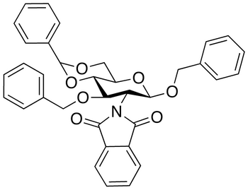Benzyl 2-Deoxy-2-phthalimido-4,6-O-benzylidene-3-O-benzyl-β-D-glucopyranoside