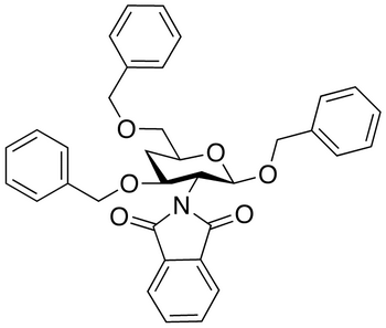 Benzyl 2-Deoxy-2-phthalimido-4-deoxy-3,6-di-O-benzyl-β-D-glucopyranoside