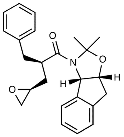 2-Benzyl-1-(2,2-dimethyl-8,8α-dihydro-3α,H-indeno[1,2-d]oxazol-3yl)-3-oxiranyl-propan-1-one