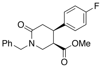 cis 1-Benzyl-4-(4-fluorophenyl)-6-oxopiperidine-3-carboxylic Acid Methyl Ester
